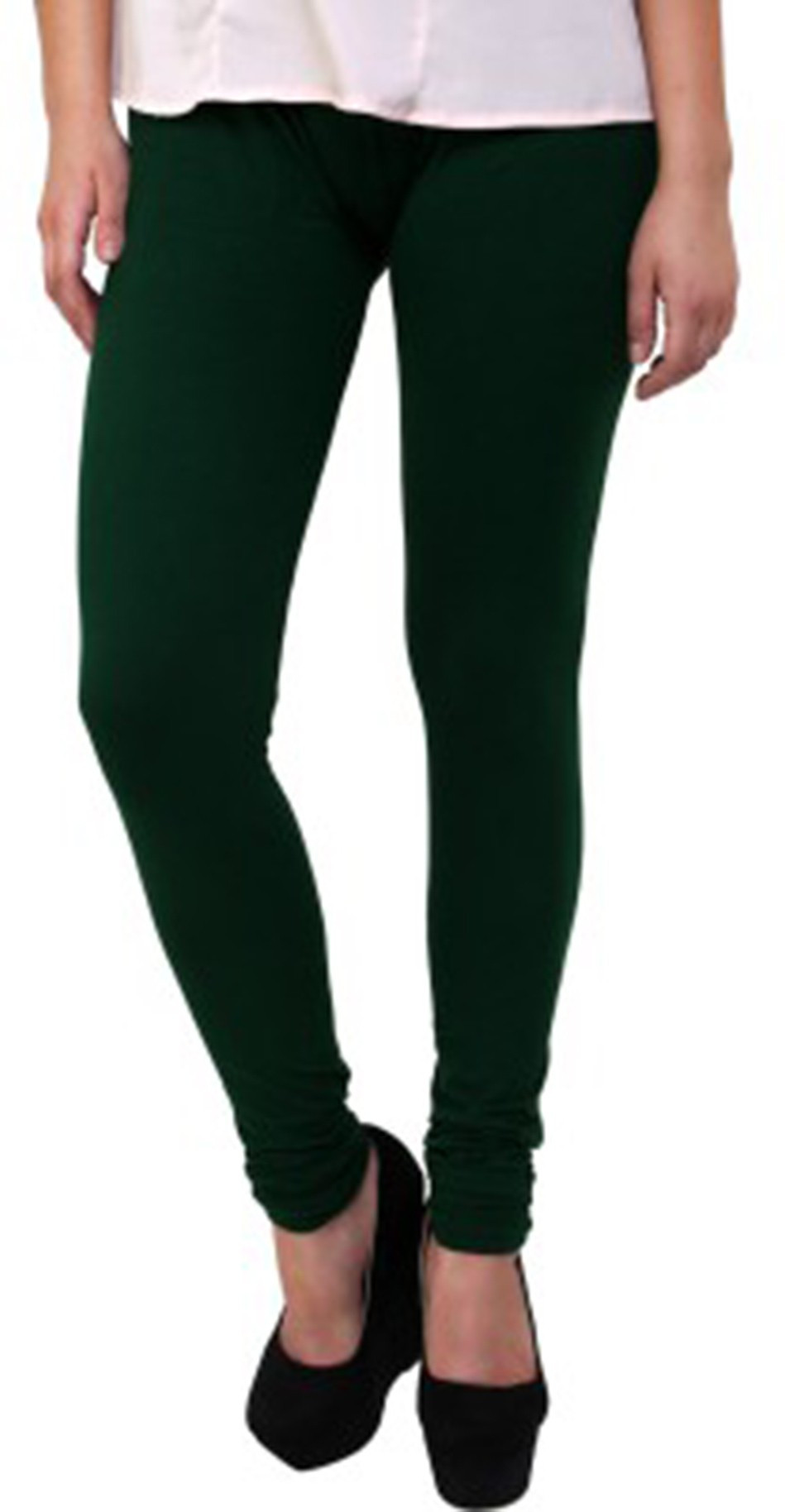 Fashionista Womens Green Leggings