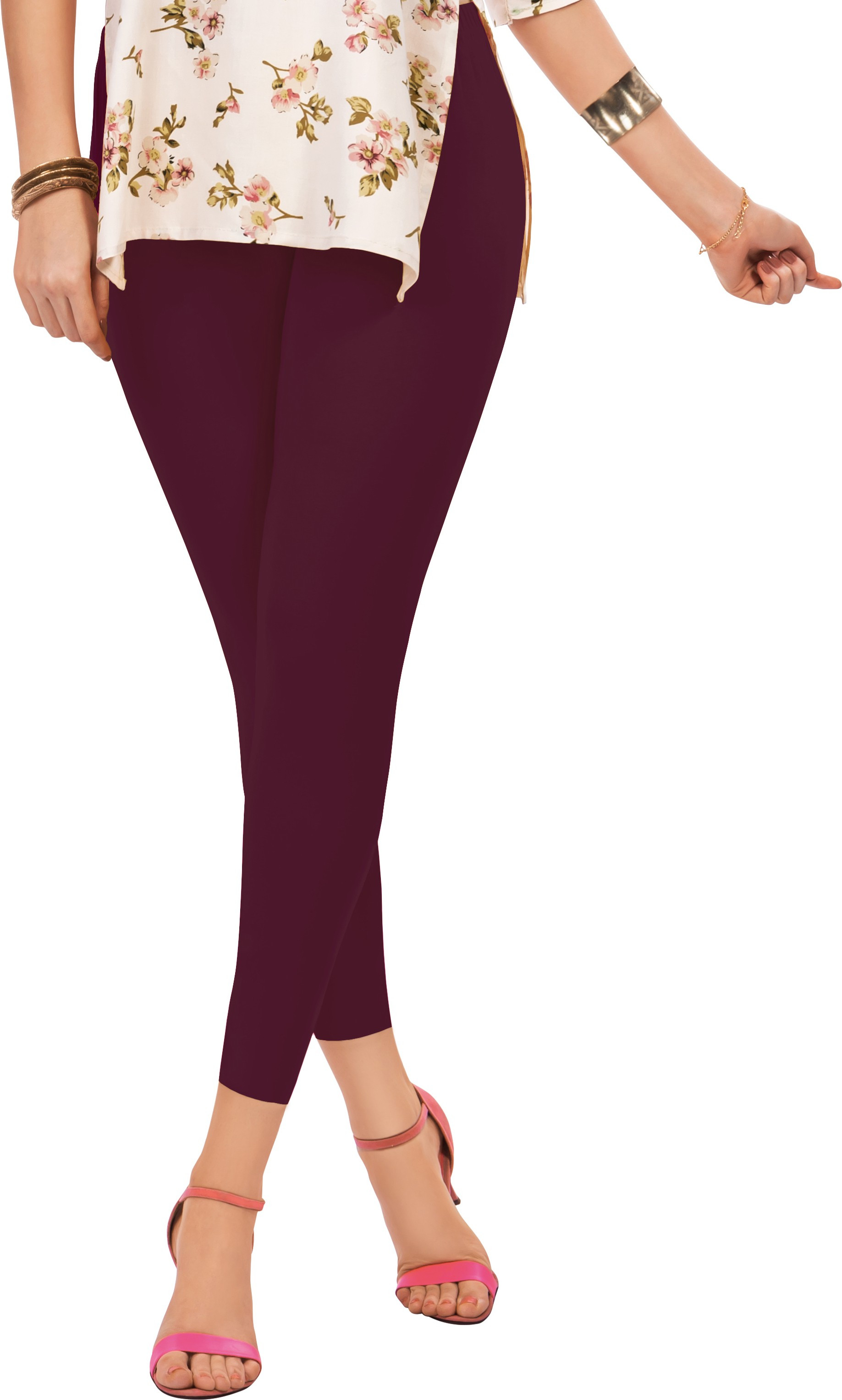 Sonari Womens Maroon Leggings