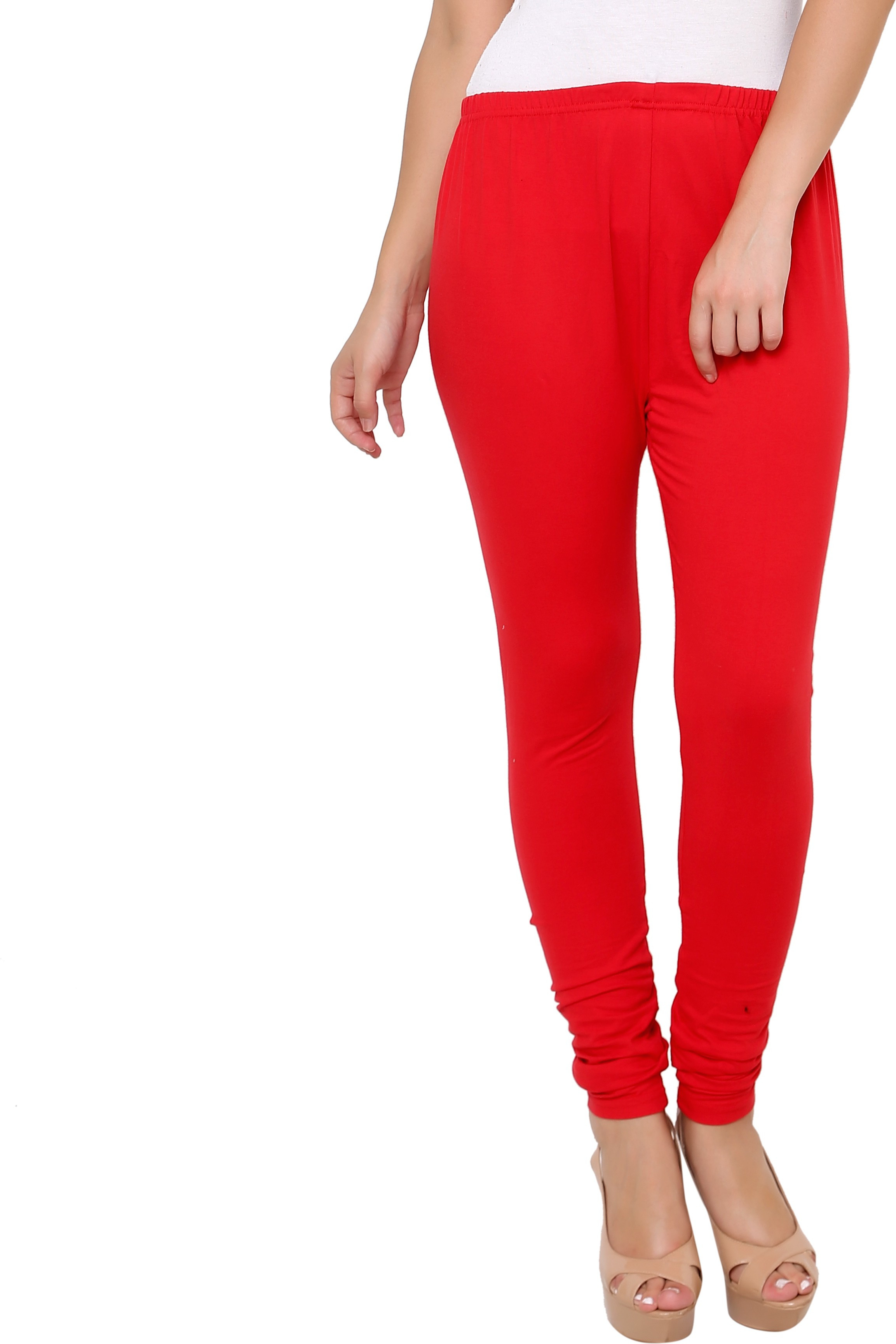 Leebonee Womens Red Leggings