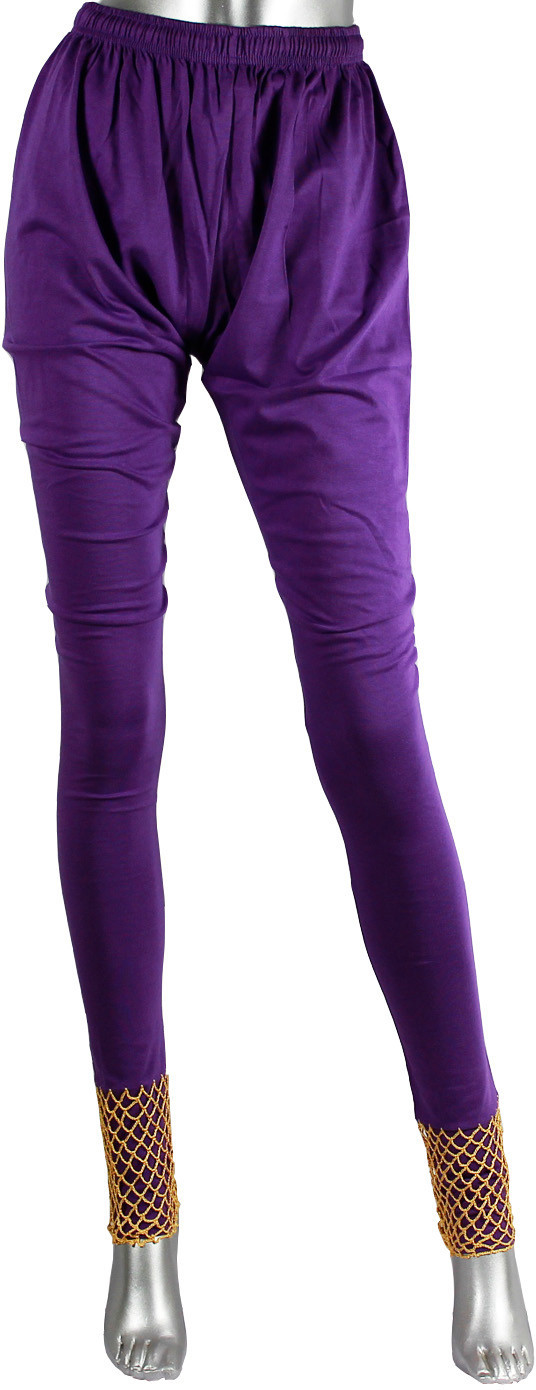 moKanc Womens Purple Leggings