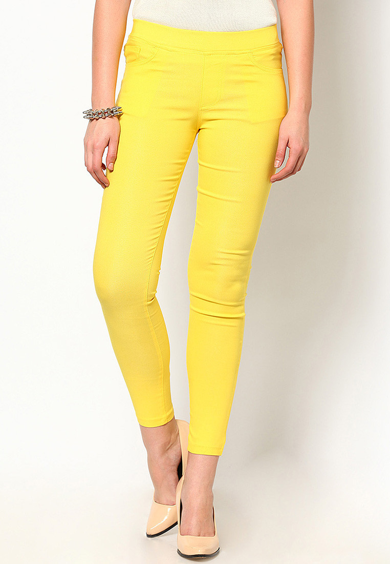 Sportelle USA India Womens Yellow Jeggings