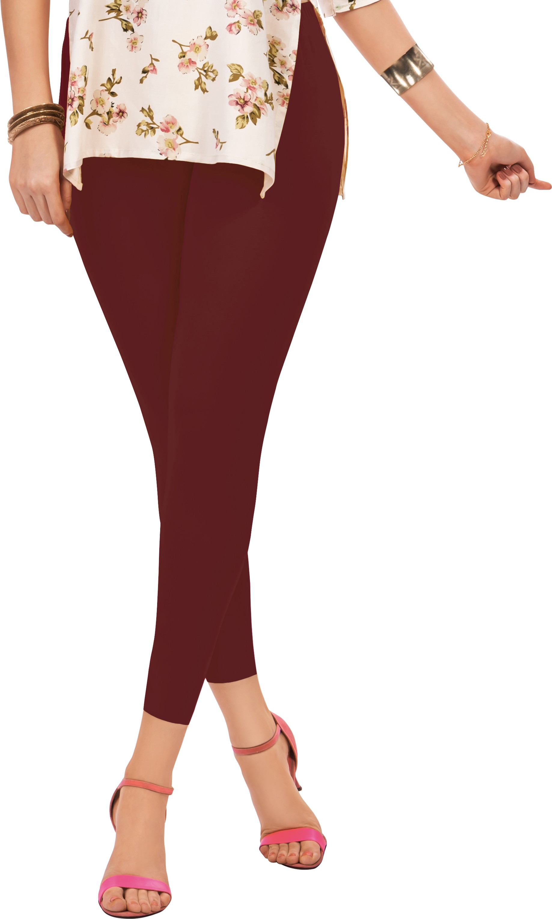 Sonari Womens Maroon Leggings