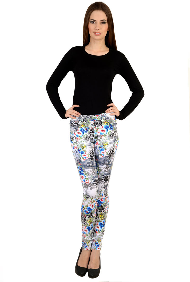 Sportelle USA India Womens Multicolor Jeggings