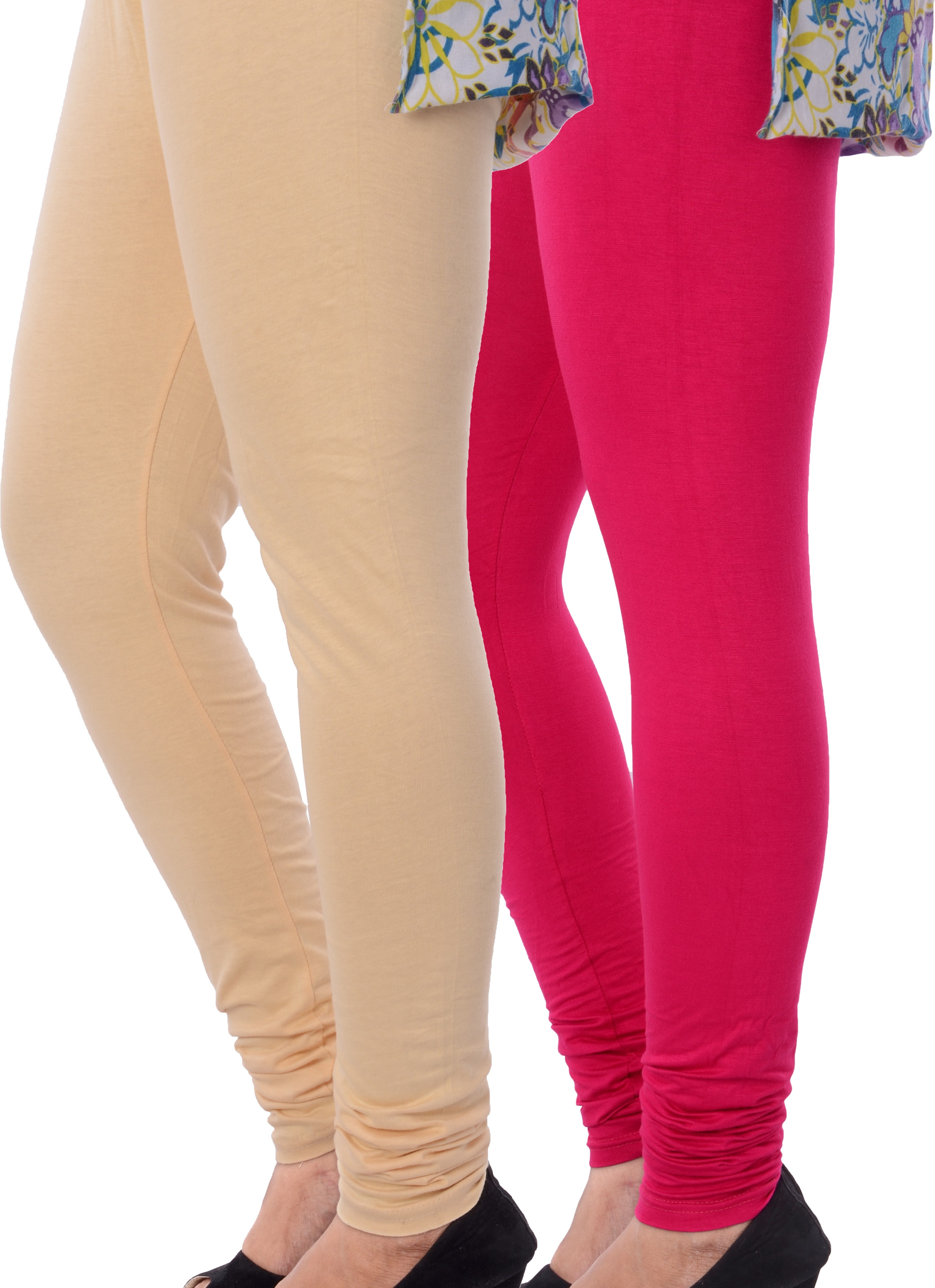 Grafion Womens Multicolor Leggings(Pack of 2)