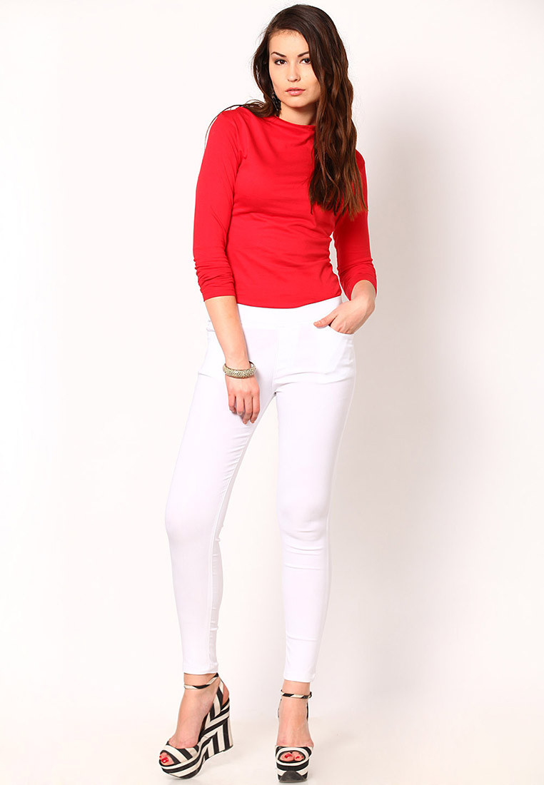 Sportelle USA India Womens White Jeggings