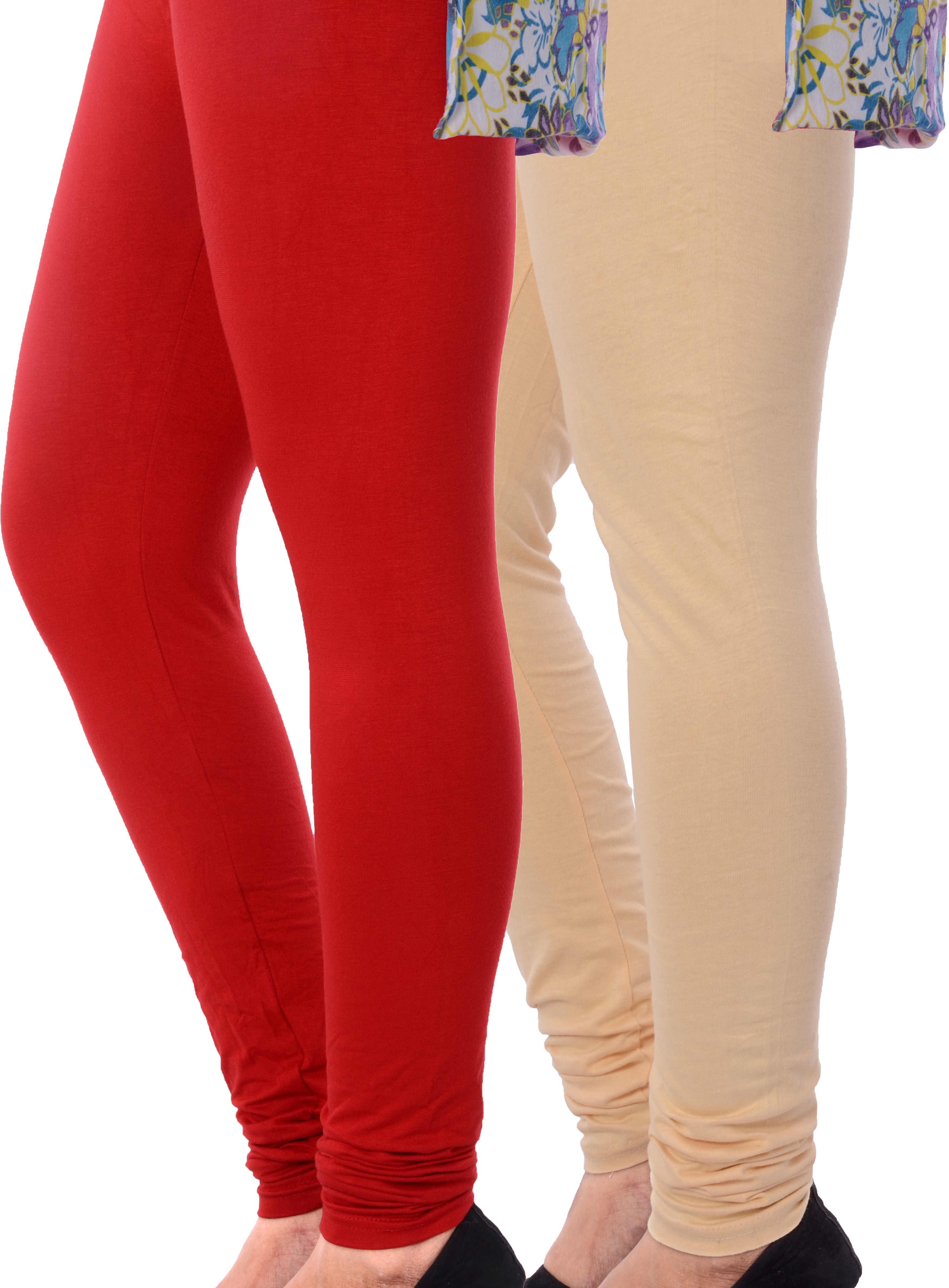 Grafion Womens Multicolor Leggings(Pack of 2)