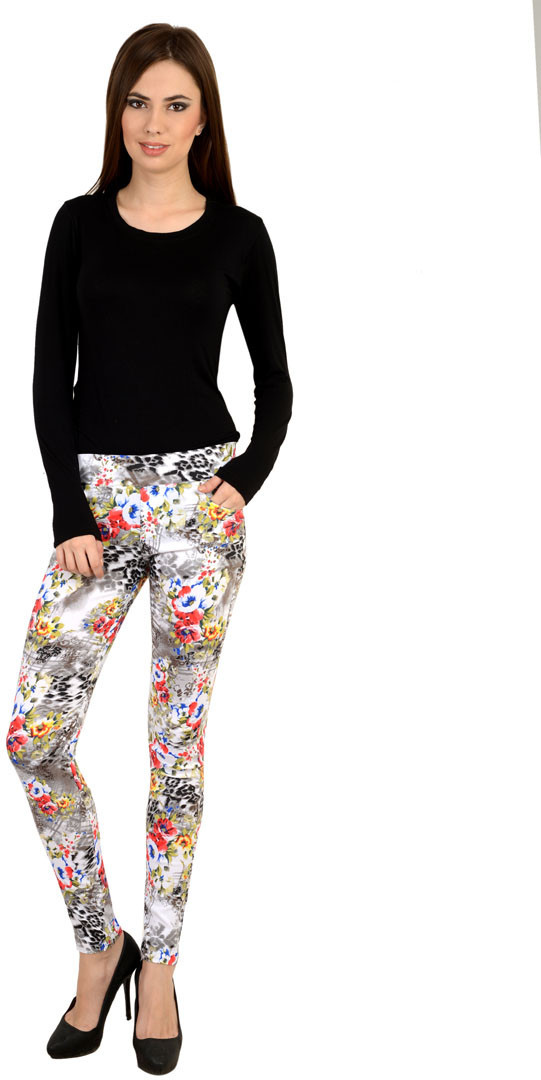 Sportelle USA India Womens Multicolor Jeggings