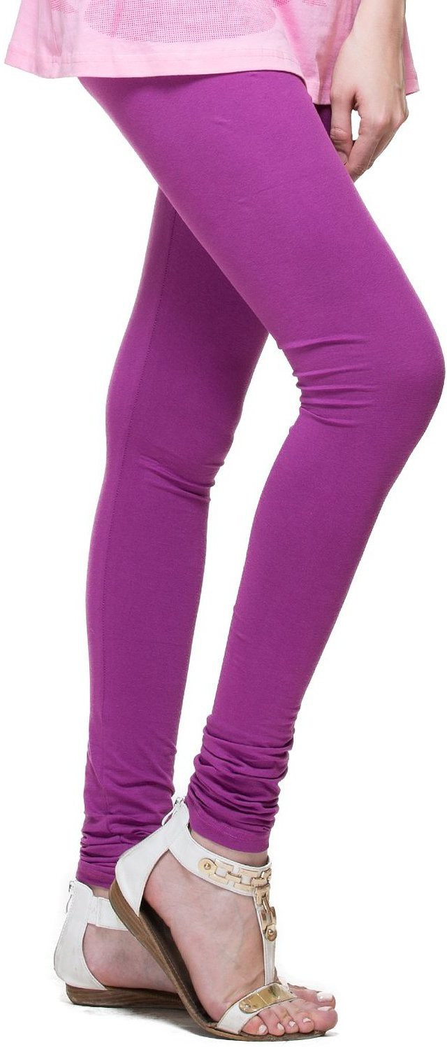 Angel Soft Womens Purple Leggings