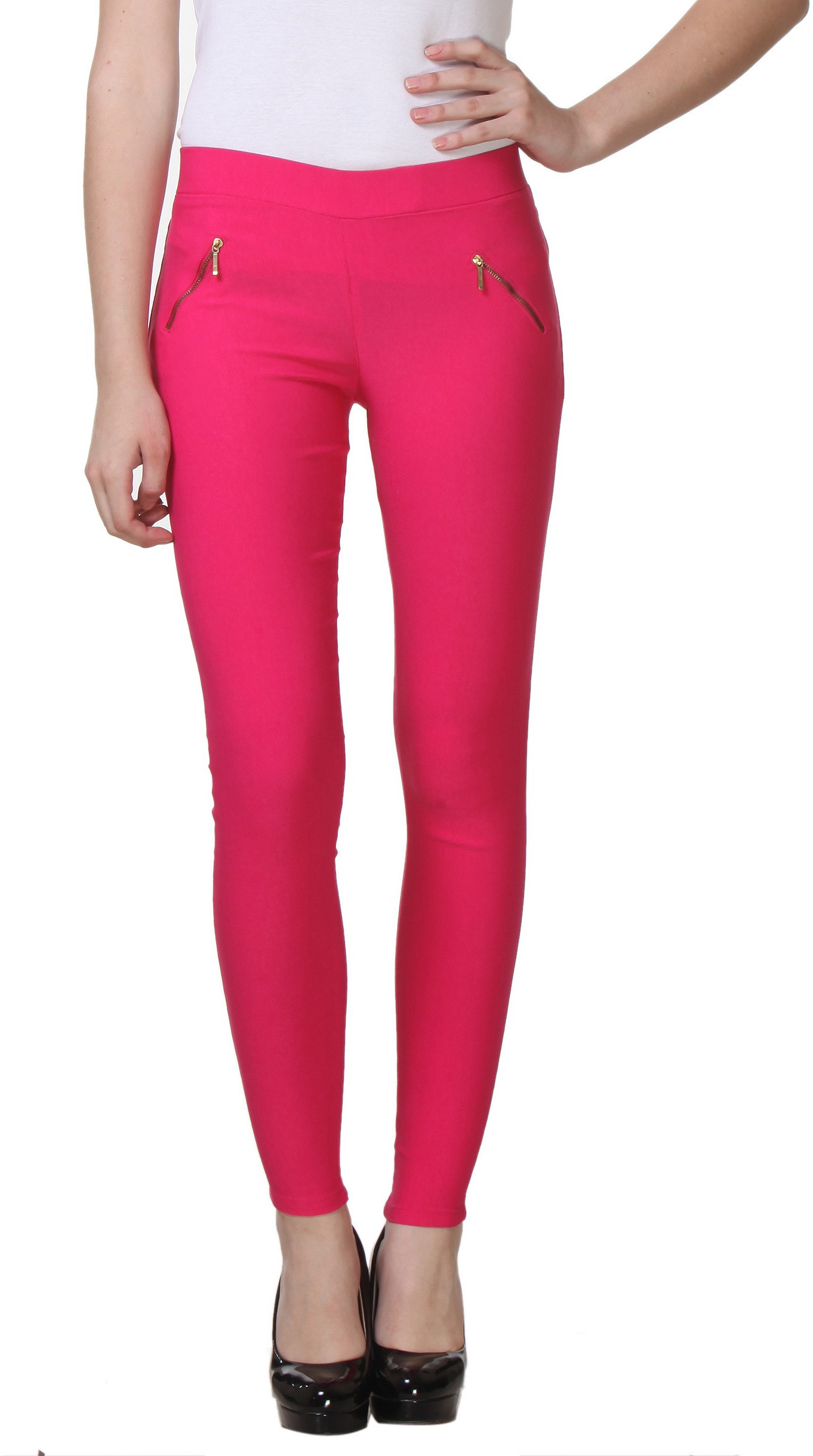Pretty Angel Womens Pink Jeggings