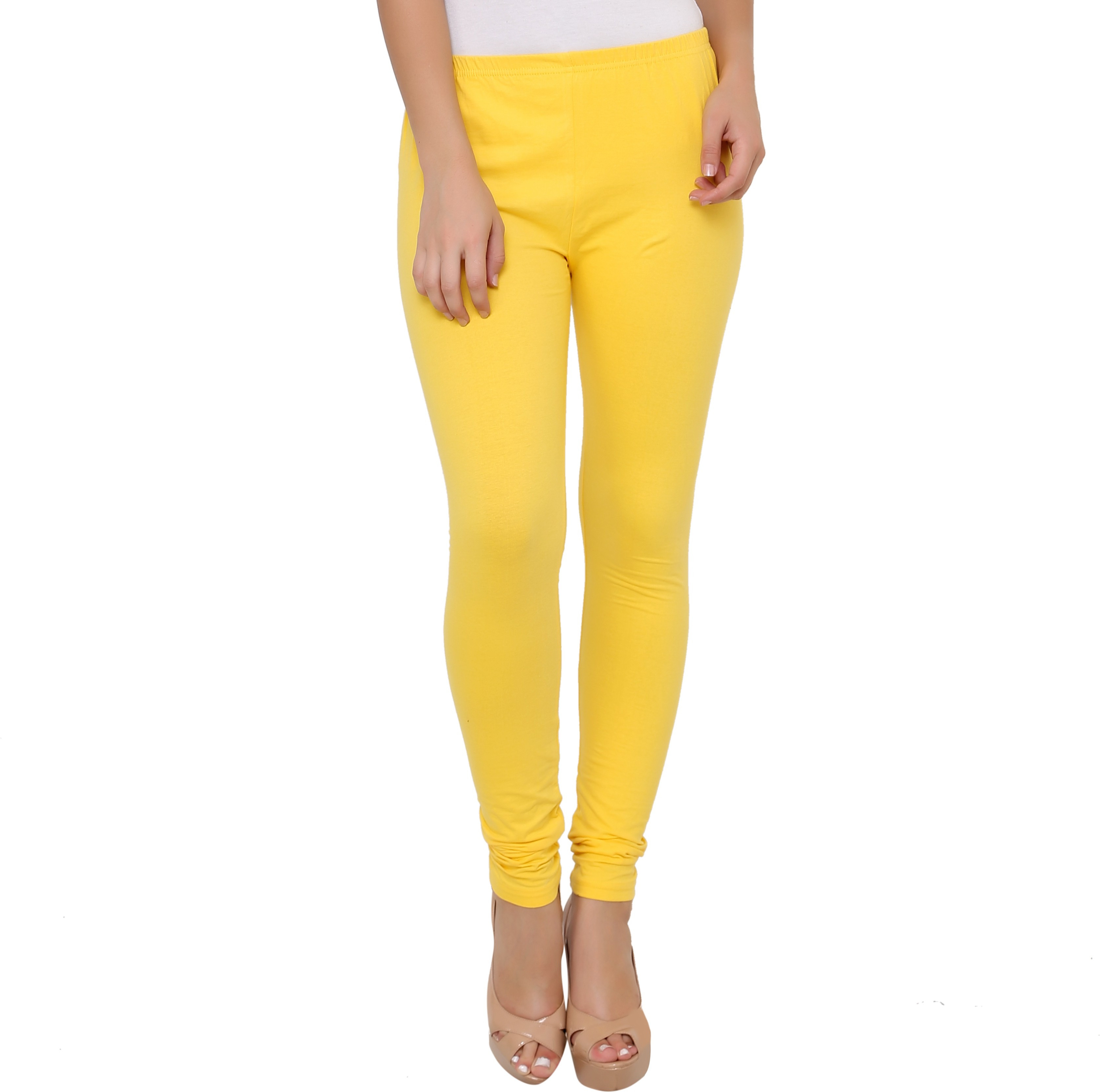 Leebonee Womens Yellow Leggings
