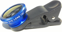 Universal 3-in-1 Clip-On Fisheye + Wide Angle + Macro Lens Set for mobile phones Mobile Phone Lens(Wide and Macro) RS.249.00