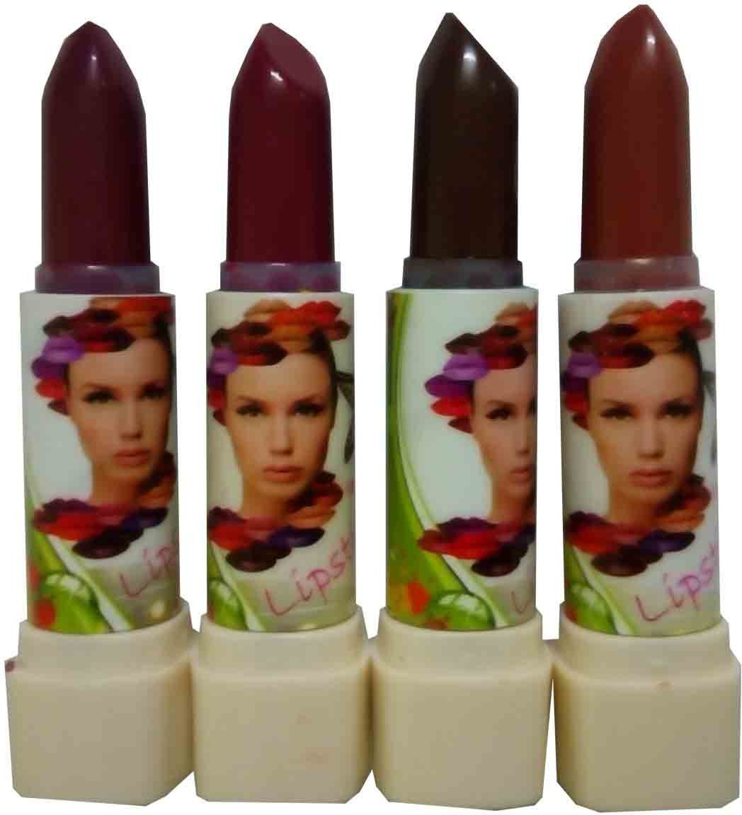 Kwality Beautiful Lipstick Pack-QLO- of 4(16 g, Multicolor)