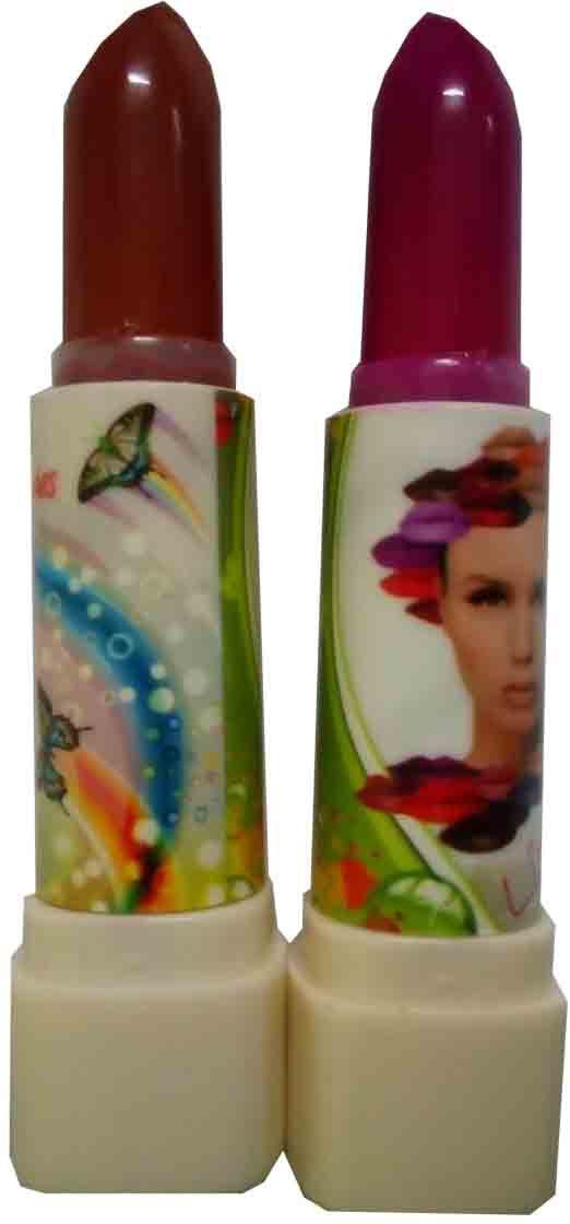 Kwality Beautiful Lipstick Pack-FGT- of 2(8 g, Multicolor)