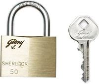 Godrej Sherlock 50 mm -Carton Lock(Gold, Silver)