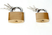 SGB 63mm & 50mm Pack Of 2 Lock(Gold)