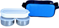 Homekitchen99 Dhoom 3 Tiffin With Cover 3 Containers Lunch Box(750 ml)