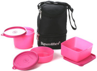 Signoraware 525 Trio With Bag 3 Containers Lunch Box(1310 ml)