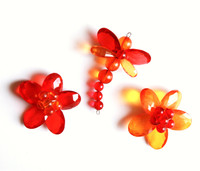 Kanhai Quirky Fridge Magnet(Pack of 3, Red)