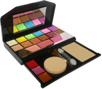 TYA 12Eyeshadow::3Blusher::1CompactPowder::3Lipcolor::1Puff::1Mirror(Pack of 1)