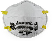3M ASREH 8210 N95 pack of 3 swine flu mask+ear plug Mask
