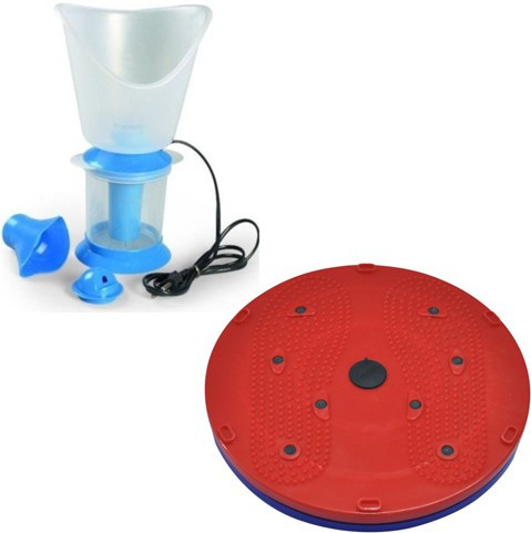 Deemark DC170 combo of Vaporizer with twister 5 in 1 Massager(White, Red)
