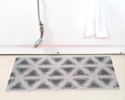 ACASA Cotton Changing Mat 100% COTTON TUFTED ACTON CHANGING BEDBATHFLOOR RUG(Grey, Black, Free)