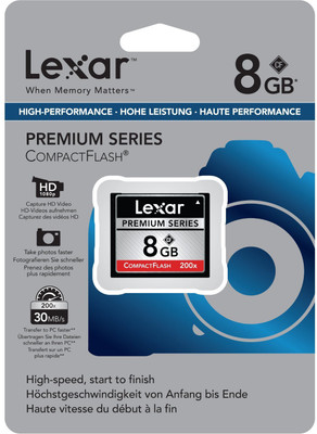 Lexar 8 GB Pii Cf 200x 30MB/s Memory Card