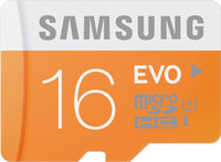 SAMSUNG Evo 16 GB MicroSDHC Class 10 48 MB/s Memory Card