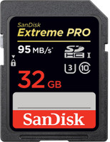 SanDisk Extreme Pro 32 GB SDHC Class 10 95 MB/s Memory Card
