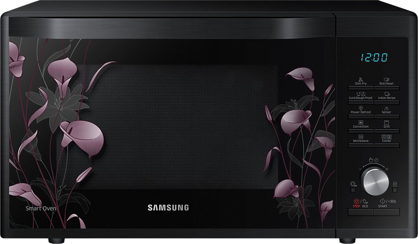 Samsung 32 L Convection Microwave Oven Mc32j7055vb Tl Black With Samsung 32 L Convection Microwave Oven Mc32j7055vb Tl Black With Lily Pattern
