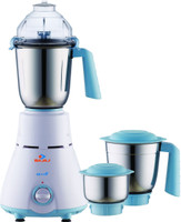 Bajaj GX 11 750 W Mixer Grinder(white turquoise, 3 Jars) RS.3148.00