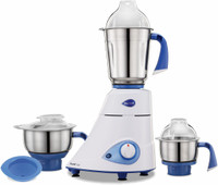 Preethi Gold - MG150 750 W Mixer Grinder(White, Blue, 3 Jars)