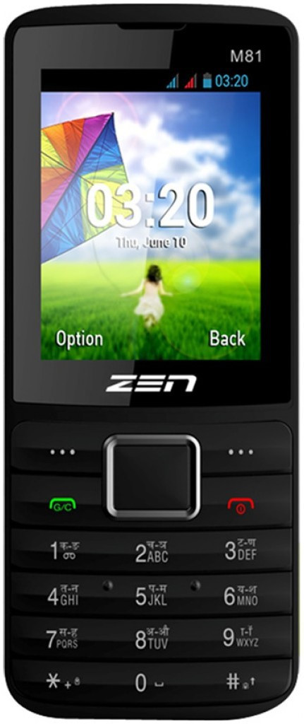Zen M81 Cdma+Gsm(Black)