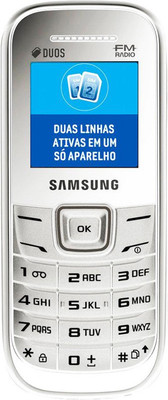 SAMSUNG E1207 Guru FM Dual Sim - White(White)