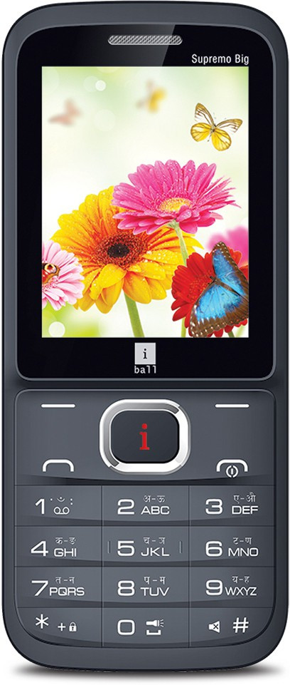 iBall Supremo Big 2.4D Dual Sim(Black, Brown)