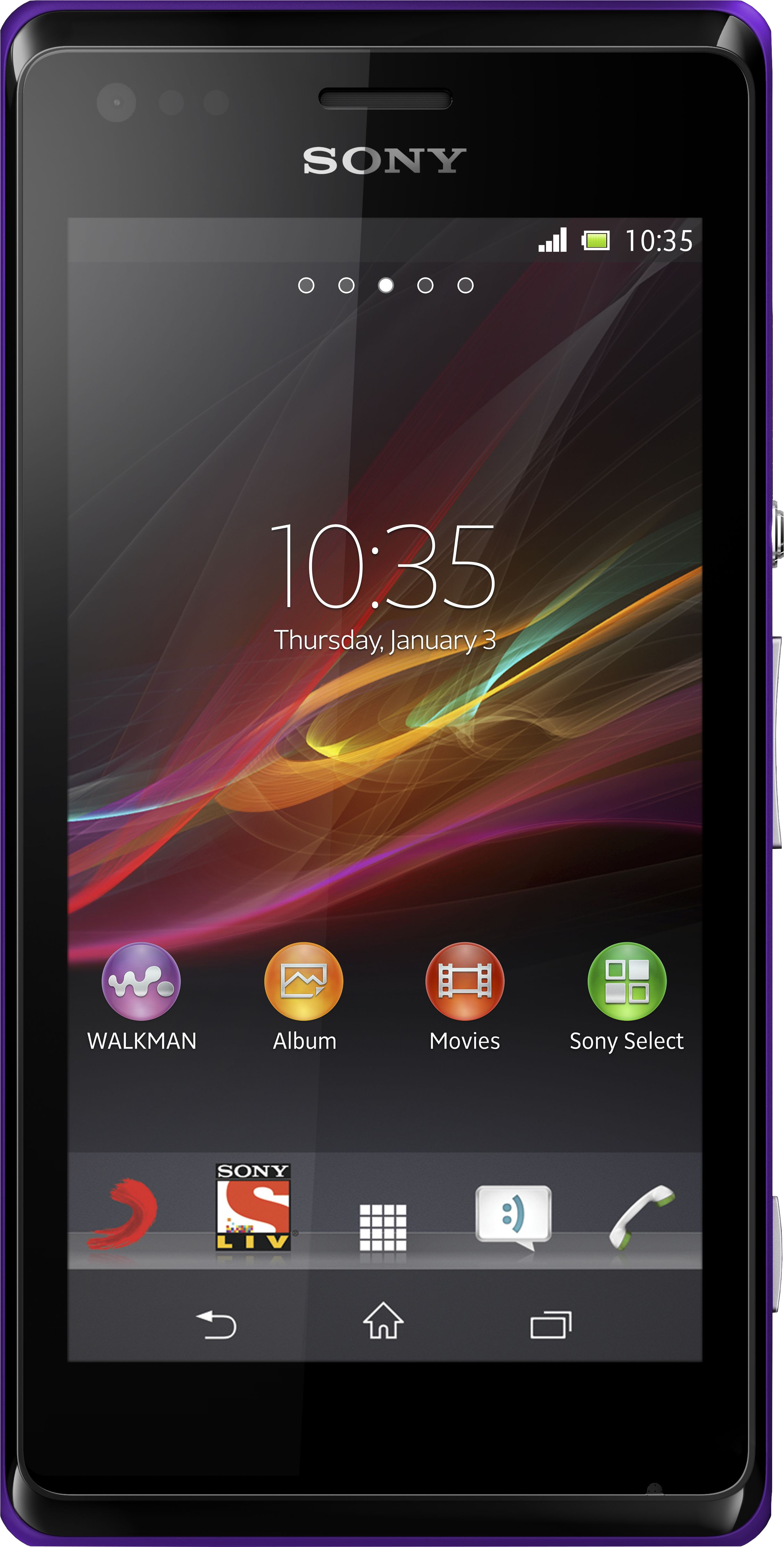 Sony Xperia M (Purple, 4 GB)(1 GB RAM)