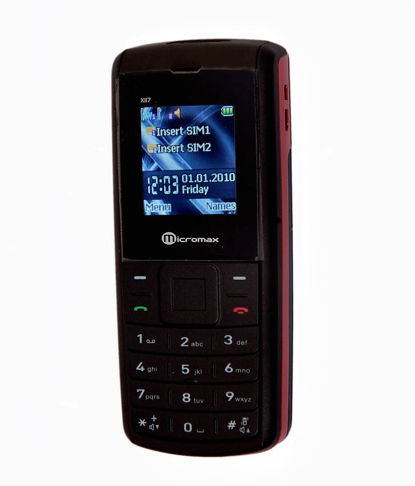 Micromax X117(Red Black)