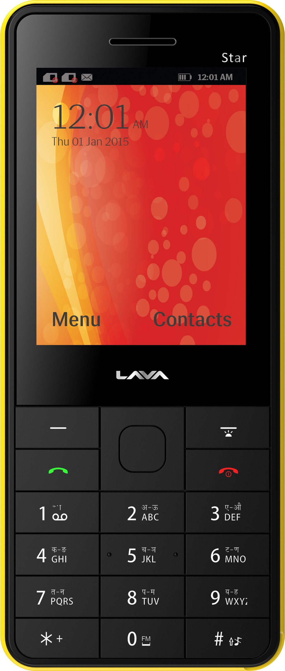 Lava KKT Star(Black & Yellow)