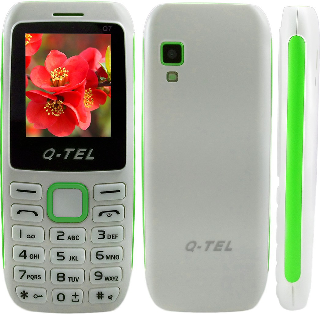 Q-Tel Q7(White, Green)