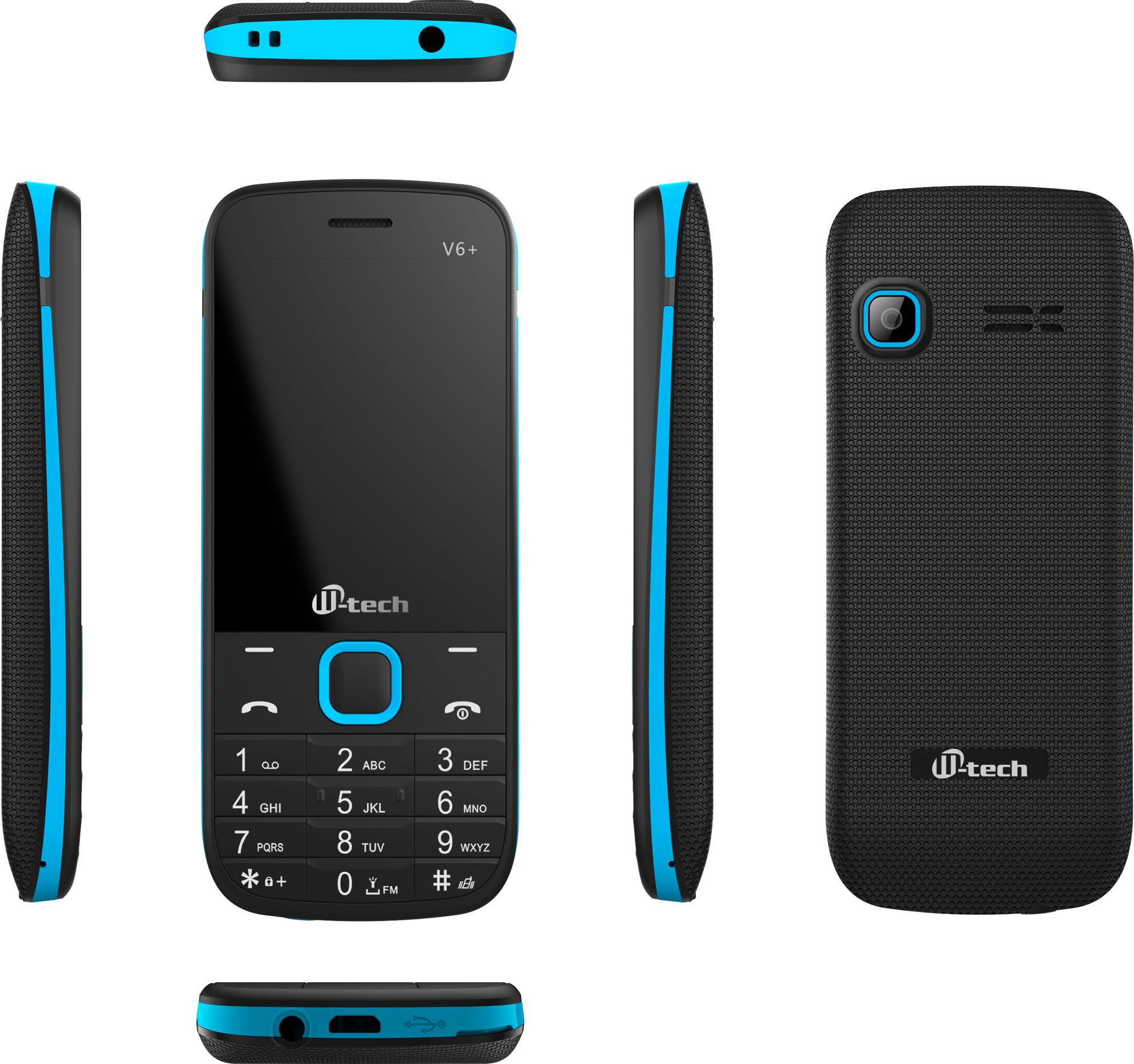 M-tech L6+(Black, Blue)