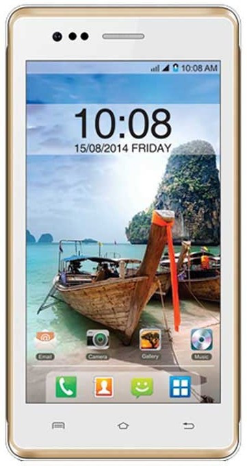Intex Aqua 4.5e (White and Champange, 1 GB)(512 MB RAM)