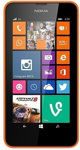 Nokia Lumia Nokia 630 (Bright Orange, 8 GB)(512 MB RAM)