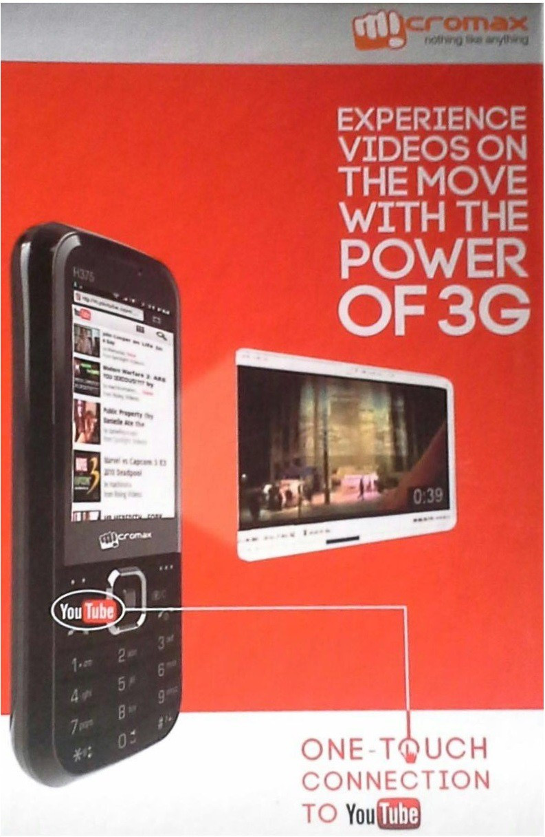 Micromax H375 3G(Black)
