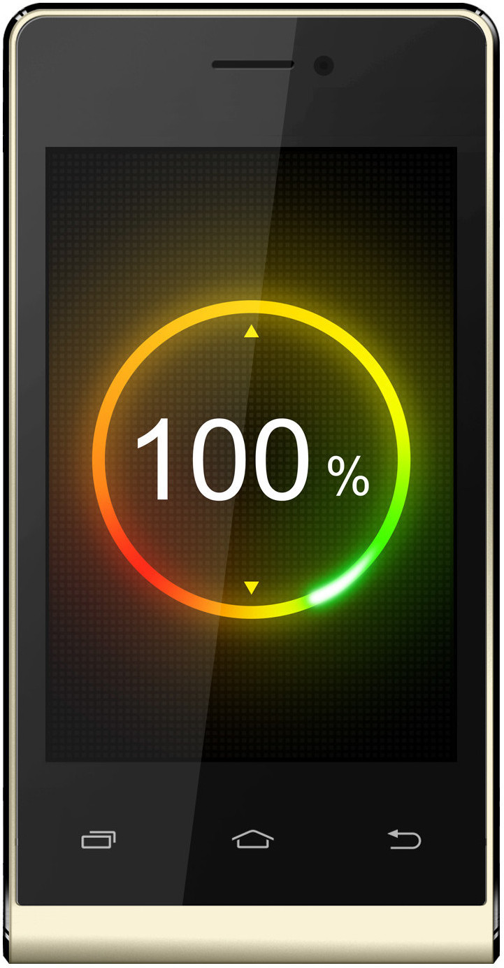 Intex Aqua V4 (Black and Gold, 512 MB)(256 MB RAM)