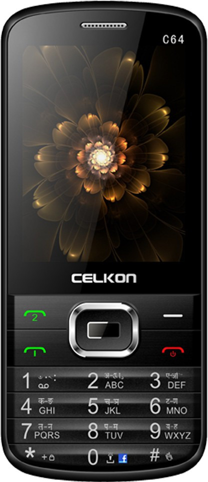 Celkon C64(Black)