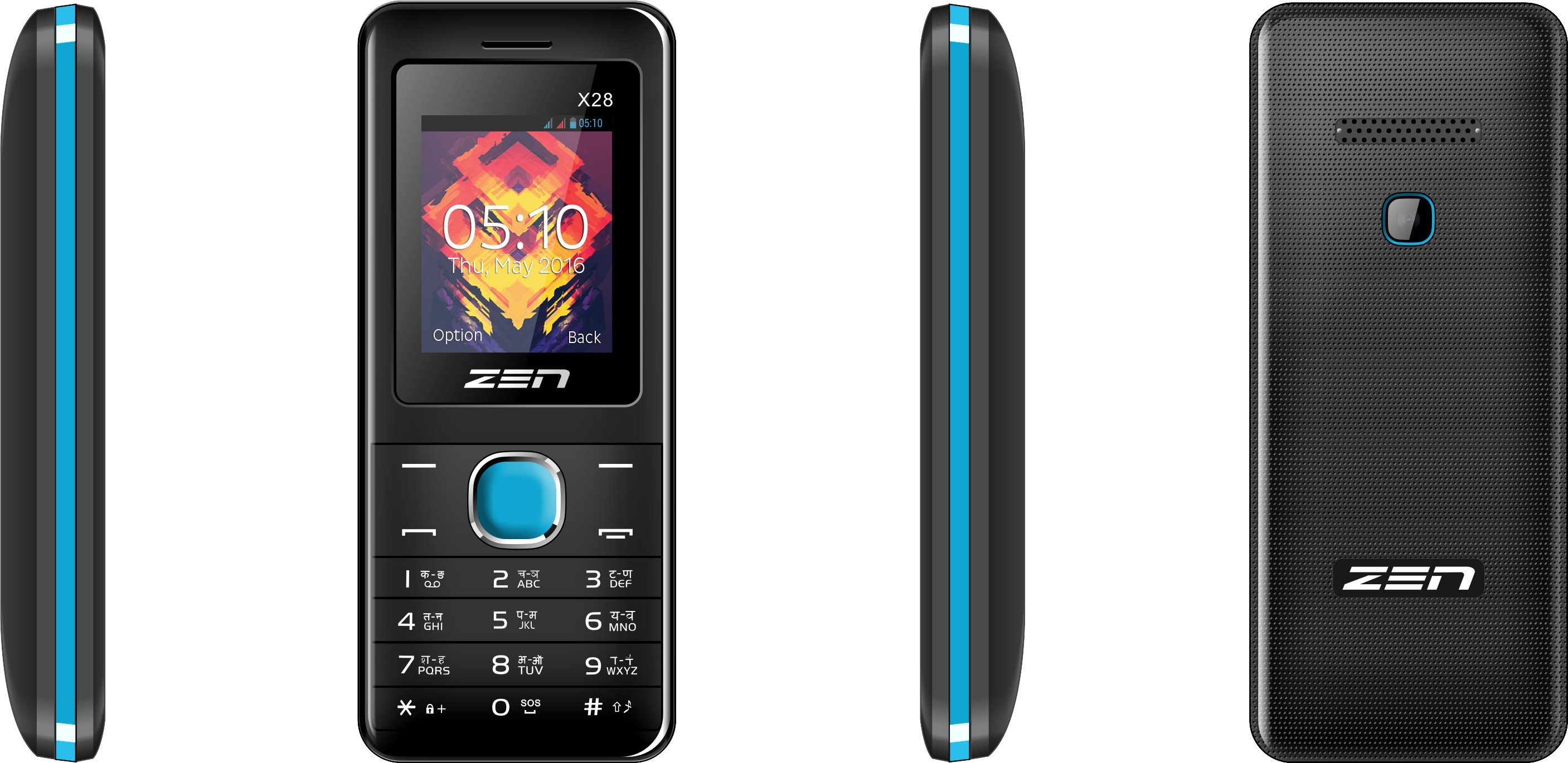 Zen X28(Black & Blue)