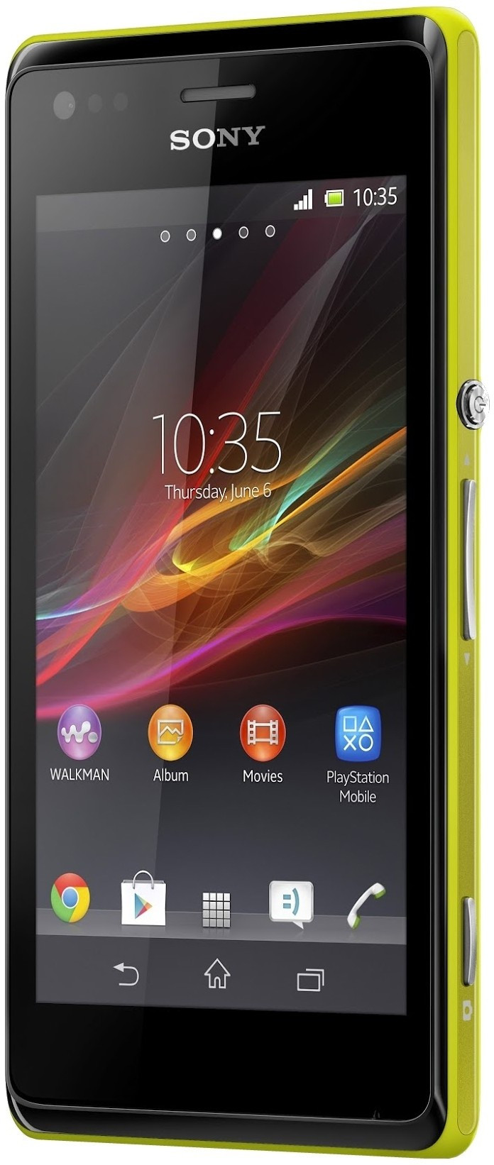 Sony Xperia M (Yellow, 4 GB)(1 GB RAM)