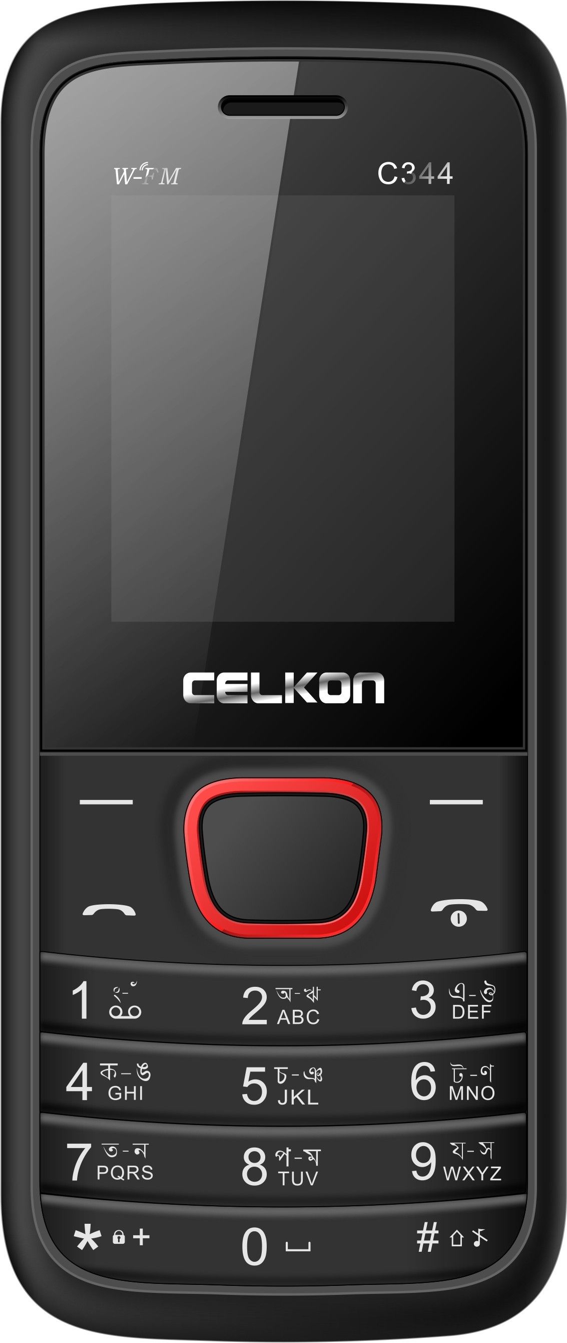 Celkon C344(Black & Red) (Celkon) Chennai Buy Online