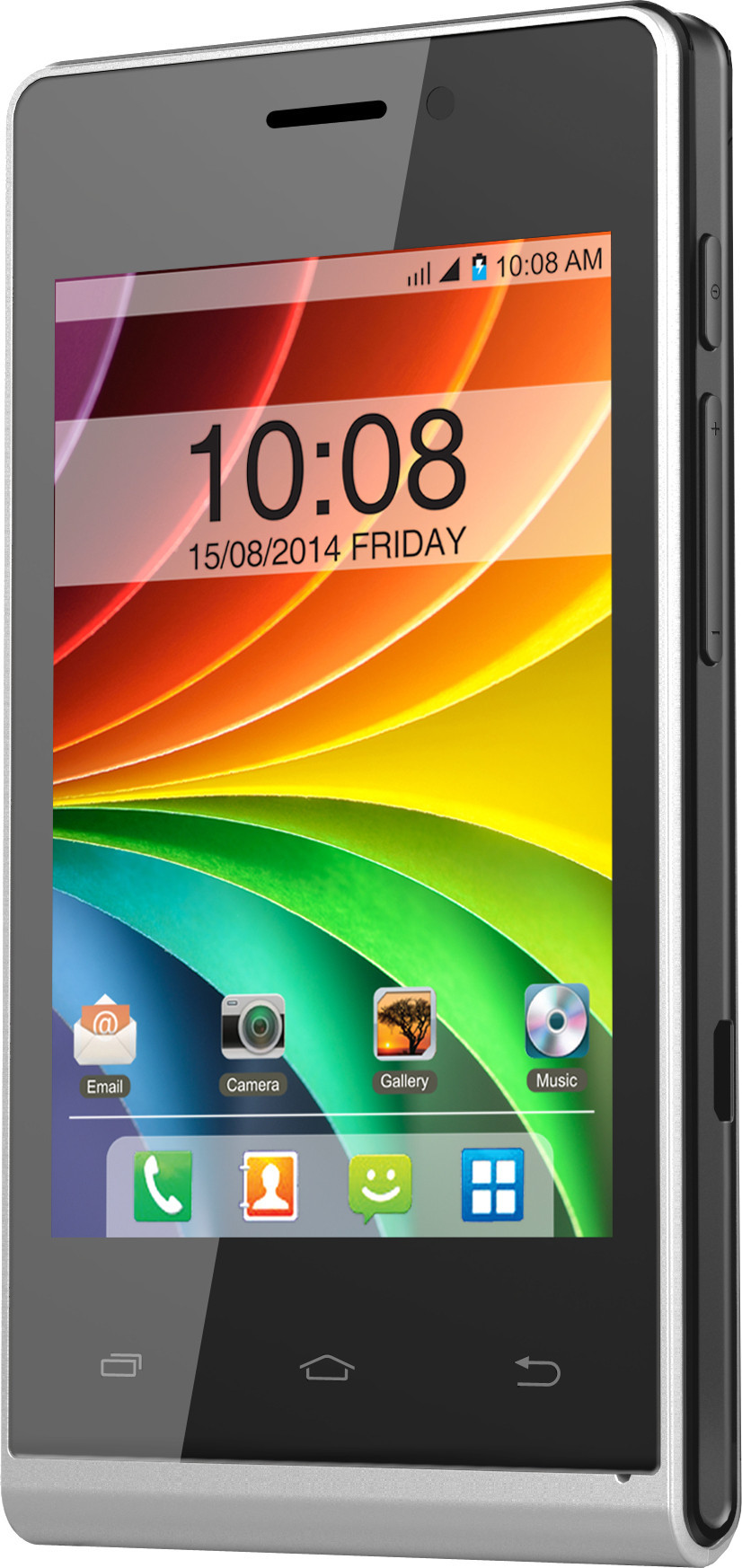 Intex Aqua V4 (Silver & Black, 512 MB)(256 MB RAM)
