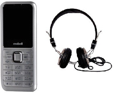 Mobell MOBELL M320i with Envent Headphone(Silver)